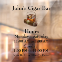 Vinilo para ventana de tienda o negocio