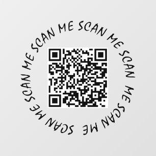 Vinilo para ventana - Tu código QR Escanearme