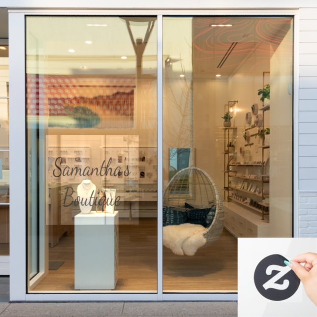 Vinilo personalizado para ventana para su negocio  (Ventana de la tienda)