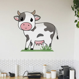 Vinilos De Pared Decoración de pared Personalizado de vaca suave