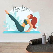Diseño del amante del yoga personalizable con la r