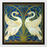 Vinilos De Pared Dos decoraciones de pared de cisnes Art Deco<br><div class="desc">Dos decoraciones de pared de cisne art deco.</div>