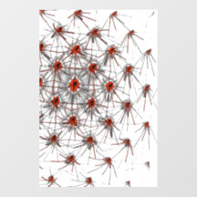 Geometric Node Web – Premium Wall Decal