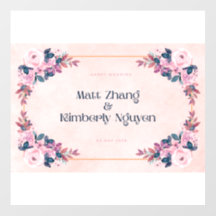 Invitación de Boda – Diseño de Acuarela Floral Ros