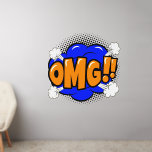 Vinilos De Pared OMG Pop Art Blue Gold Naranja Steam 50"<br><div class="desc">¡Dios mío! Decal de pared de Pop Art - - Cambiar el tamaño de estas calcomanías cambiando el tamaño de la hoja de decantación - 4 tamaños - de 12" x 12" a 36" x 36" - Estas se imprimen sobre un fondo transparente, pero puede cambiar a un fondo semitransparente...</div>