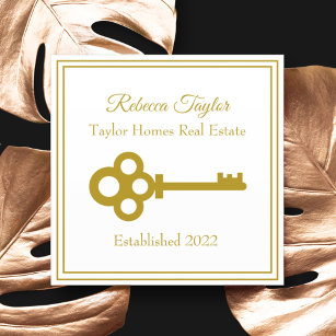 Vinilos De Pared Personalizado de moda Gold Key Real Estate Company