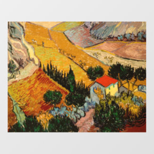 Vinilos De Pared Vincent van Gogh - Paisaje, Casa y Payaso
