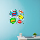 Vinilos De Pared Wow Bang Pow, rojo azul amarillo verde, pop Art 24<br><div class="desc">5 Grandes Decales de Pared de Arte Pop - - Cambiar el tamaño de estas calcomanías cambiando el tamaño de la Hoja Decal - 4 tamaños - de 12" x 12" a 36" x 36" - Estas se imprimen sobre un fondo transparente, pero puede cambiar a un fondo semitransparente o...</div>
