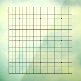 Vinilos Para Cristales 19x19 Goban Rectanglular Cling 200% Resizable