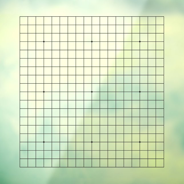 Vinilos Para Cristales 19x19 Goban Rectanglular Cling 200% Resizable (Hoja 3)