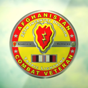 Vinilos Para Cristales 25.ª División de Infantería "Veterano de Afganistá