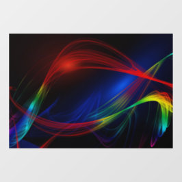 Vinilos Para Cristales 40x28 Abstract Wave Partial Transparent Design