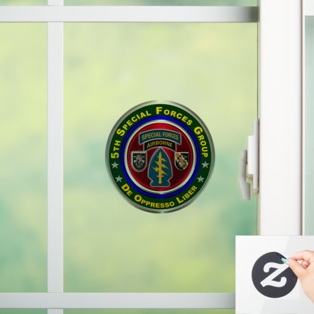 Vinilos Para Cristales 5.º Grupo de Fuerzas Especiales  (Hogar)