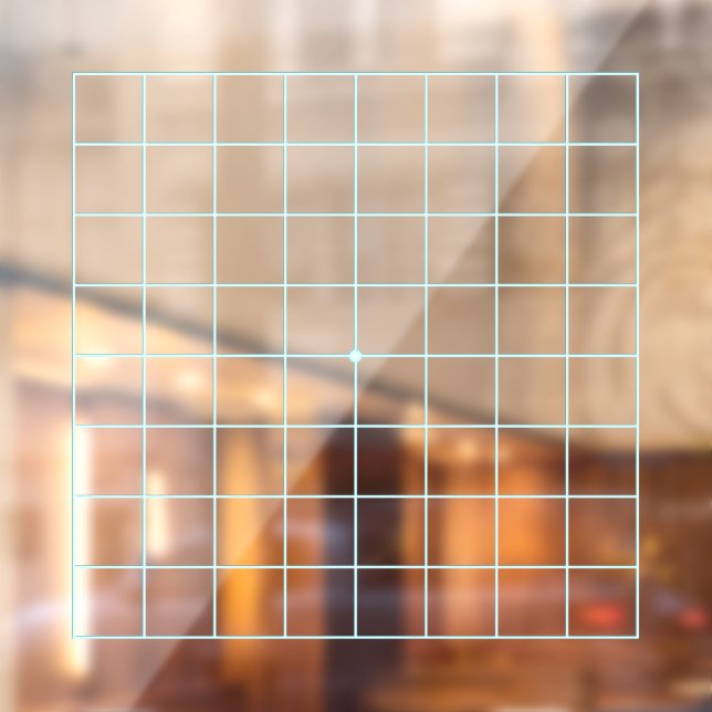 Vinilos Para Cristales 9x9 Goban Luminoso Líneas Azules Transparente Deco (Hoja 2)