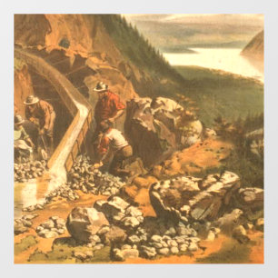 Vinilos Para Cristales ABH Klondike Gold Rush Cling
