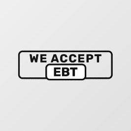 Vinilos Para Cristales Aceptamos Negocio De Tienda EBT