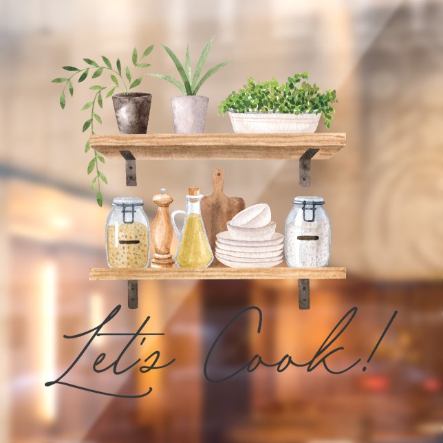 Vinilos Para Cristales Acuarela Utensilios de cocina y presupuesto para p (Hoja 2)