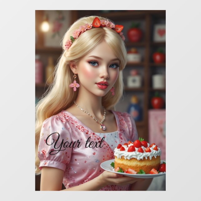 Vinilos Para Cristales Adhesivo para escaparate de confitería (Hoja)