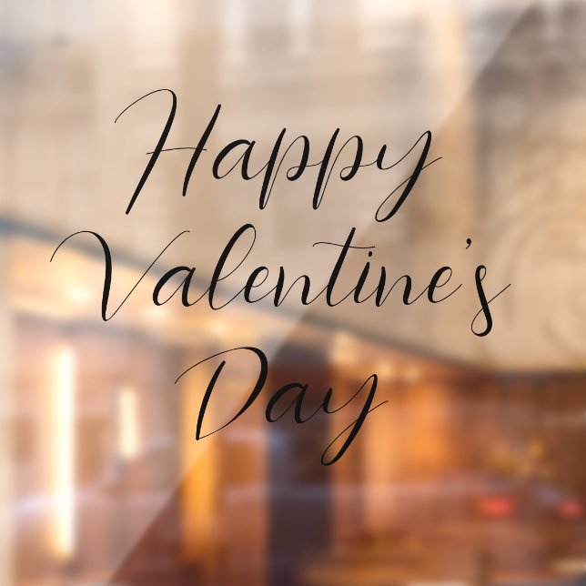 Vinilos Para Cristales Adhesivo para ventana Día de San Valentín Feliz (Hoja 2)