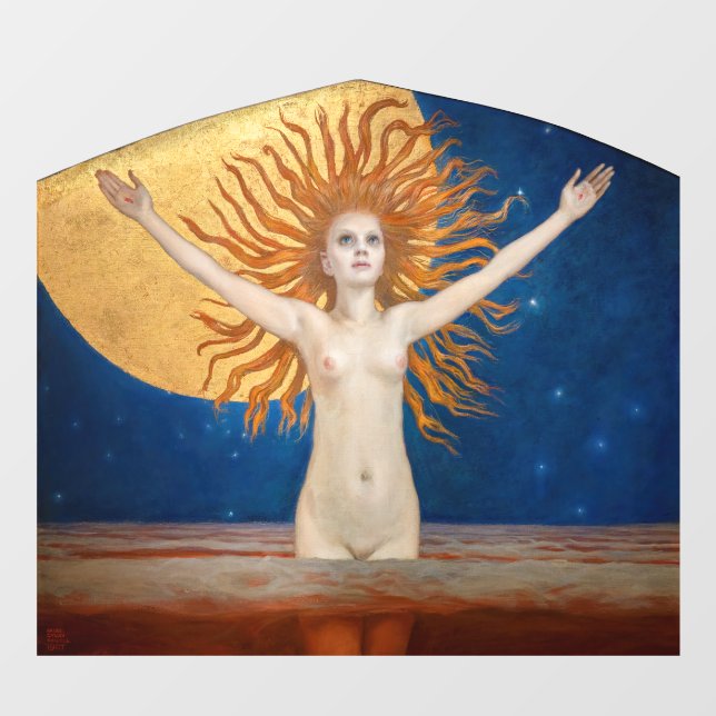 Vinilos Para Cristales Akseli Gallen-Kallela - Ad Astra (Hoja)