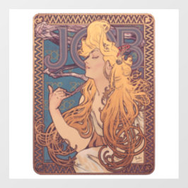 Vinilos Para Cristales Alfonse Mucha Job Art Nouveau mujer