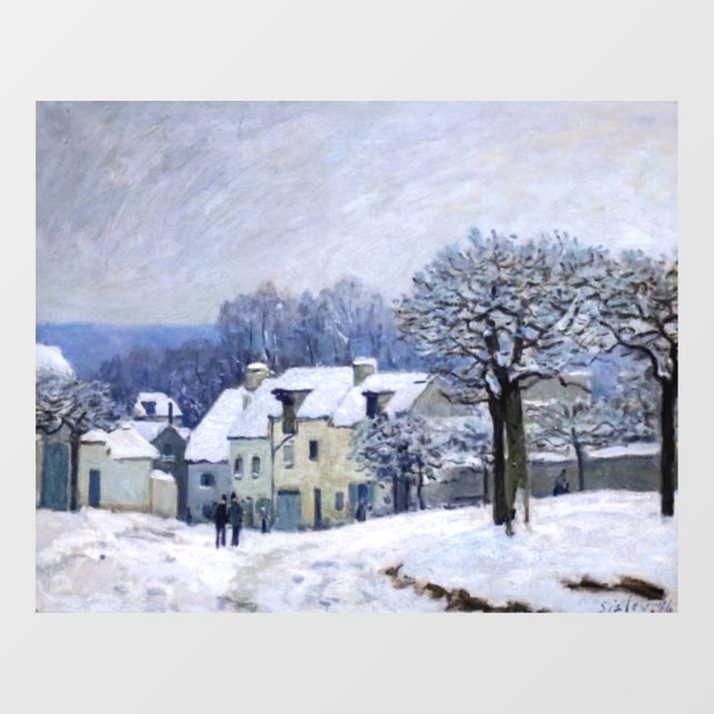 Vinilos Para Cristales Alfred Sisley - Colocar a Chenil en Marly, efecto  (Hoja)