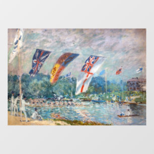Vinilos Para Cristales Alfred Sisley - Regatta en Molesey