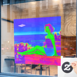 Vinilos Para Cristales Alian Invasion Pop Art Window Cling