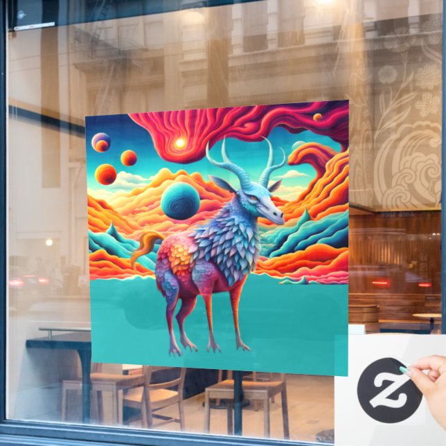 Vinilos Para Cristales Alien Wildlife (Ventana de cafetería)
