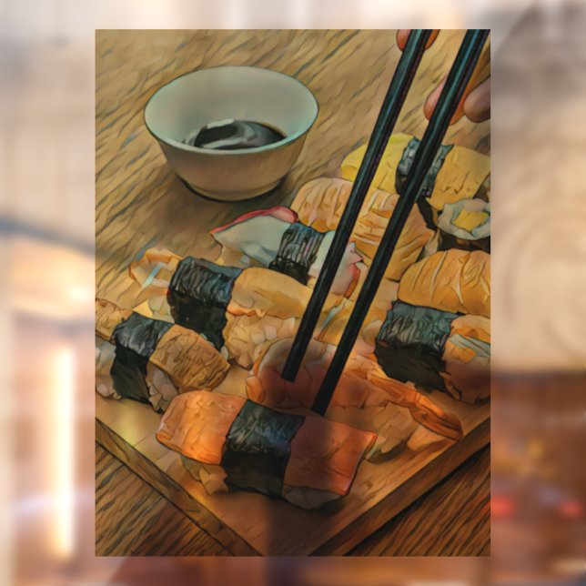 Vinilos Para Cristales amante del arte en Japón (Hoja 2)