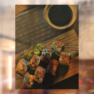 Vinilos Para Cristales Amante japonés del sushi