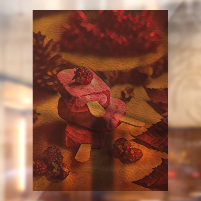 Vinilos Para Cristales Amantes de helados de verano (Hoja 2)