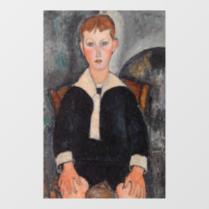 Vinilos Para Cristales Amedeo Modigliani - Chico en traje de marinero