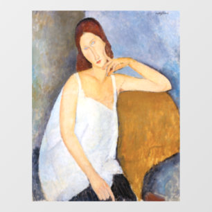 Vinilos Para Cristales Amedeo Modigliani - Jeanne Hebuterne