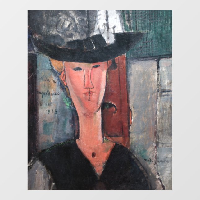 Vinilos Para Cristales Amedeo Modigliani - Madame Pompadour (Hoja)