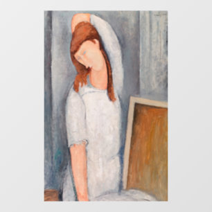 Vinilos Para Cristales Amedeo Modigliani - Retrato Jeanne Hebuterne #1