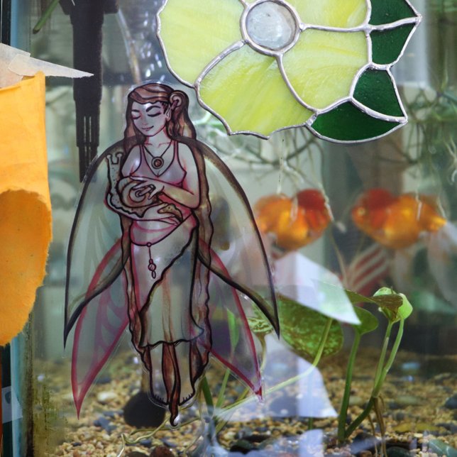 Vinilos Para Cristales Amo caracol adorable diosa hada caracoles trébol r (Subido por el creador)