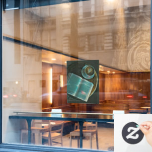 Vinilos Para Cristales Amo el café y los libros