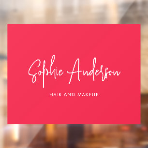 Vinilos Para Cristales Añadir el nombre de la marca Color del Personaliza