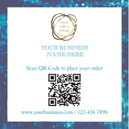 Vinilos Para Cristales Añadir tu código QR de promoción de negocios Verde