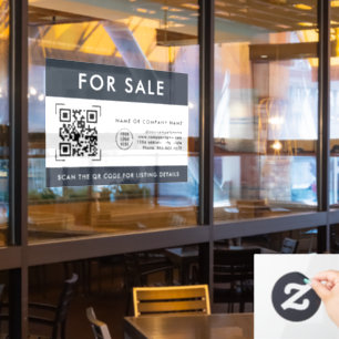Vinilos Para Cristales Análisis de código QR para venta   Logotipo comerc