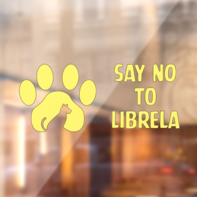 Vinilos Para Cristales Anclaje de ventanas - diseño de pata amarilla (Hoja 2)