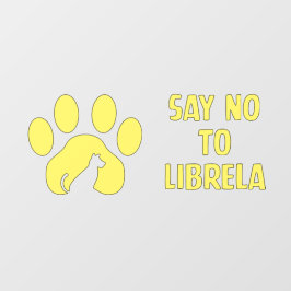 Vinilos Para Cristales Anclaje de ventanas - diseño de pata amarilla