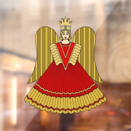 Vinilos Para Cristales Angel Navidades de Nuremberg