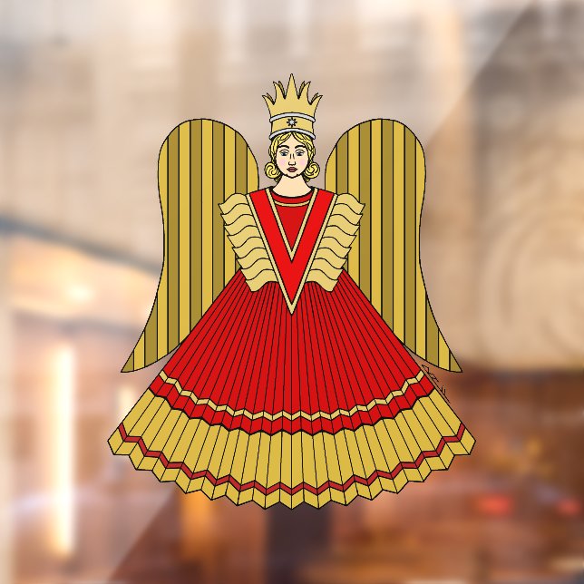 Vinilos Para Cristales Angel Navidades de Nuremberg (Hoja 2)