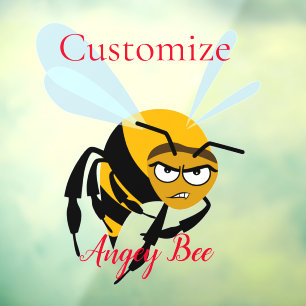 Vinilos Para Cristales Angry Bee Thunder_Cove