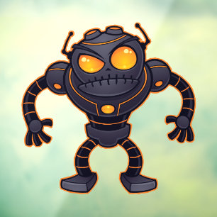 Vinilos Para Cristales Angry Robot