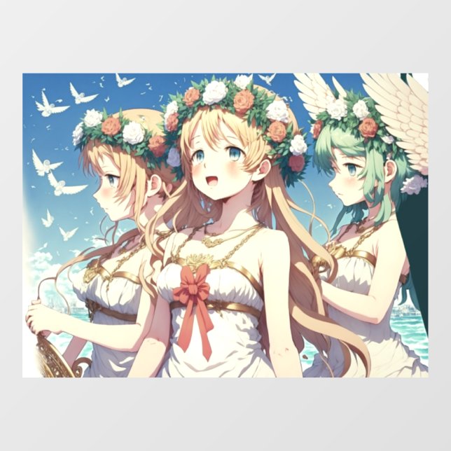 Vinilos Para Cristales Anime Chor (Hoja)