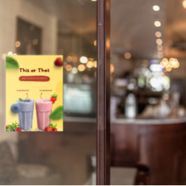 Vinilos Para Cristales Anuncio delantero promocional de cambio de leche e