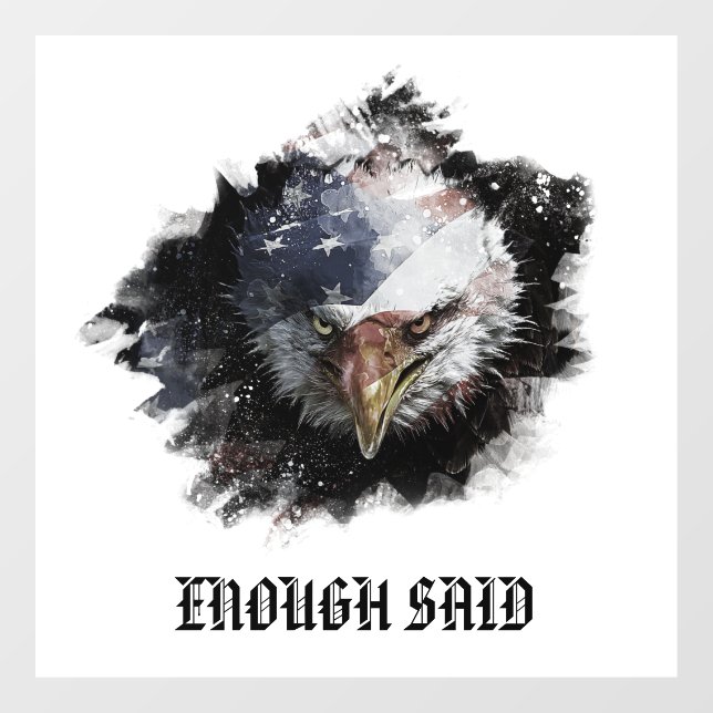 Vinilos Para Cristales *~* AP16 Patriótico de la bandera de los Estados U (Hoja)